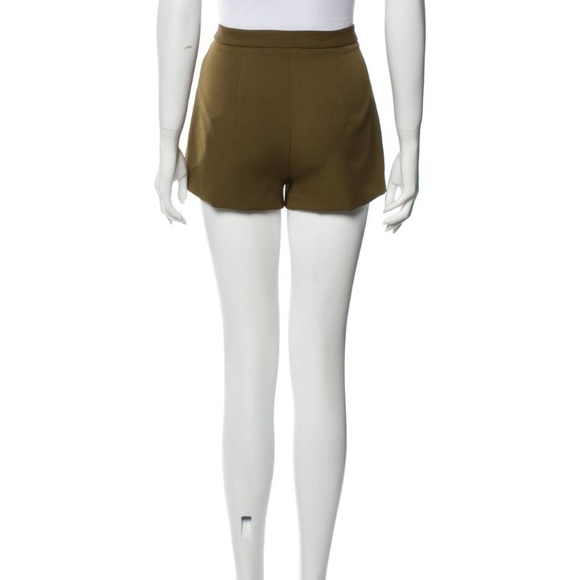 MILLY ‘trudee’ high waist olive mini shorts - Picture 3 of 5